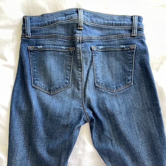 J Brand Skinny Leg Fray Jeans size 26 in blue - Picture 2 of 2